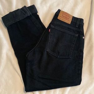 Black denim Levi’s